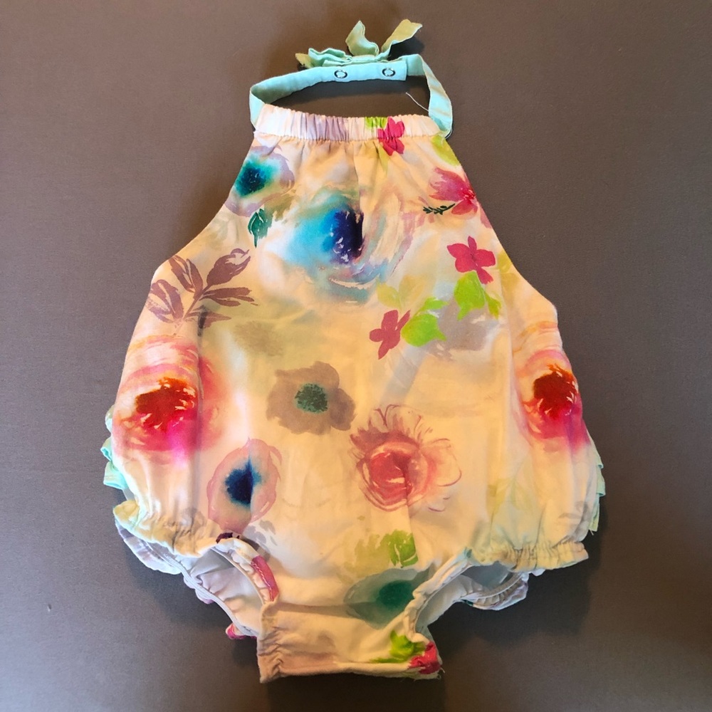 ☀️Watercolor Flower Romper☀️